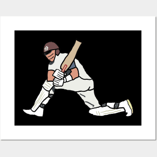 Cricketer Posters and Art